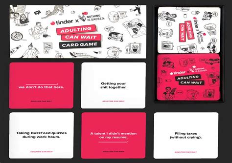 Tinder Launches A Card Game For Barely Adulting Adults.